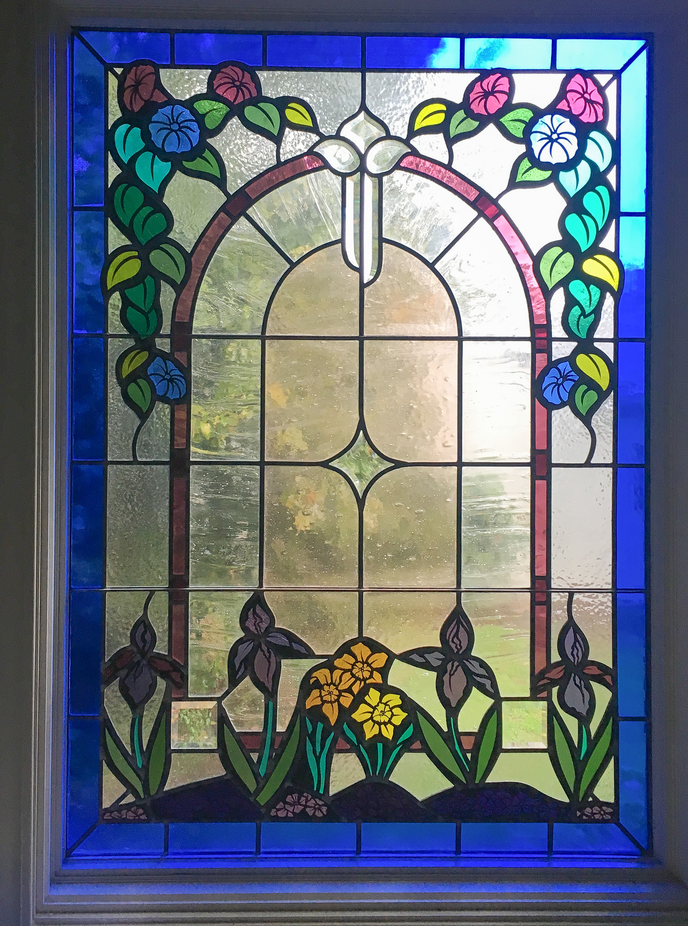 Residential stained glass.
